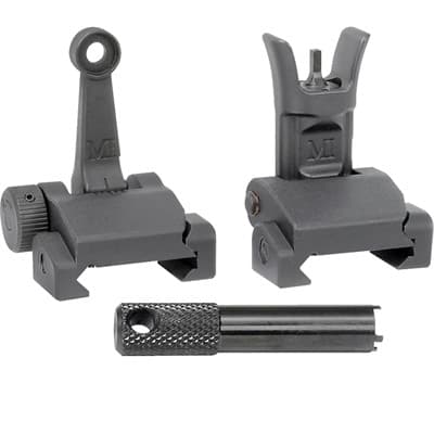 Midwest Industries, Inc. Ar-15 Combat Rifle Folding Sight Set