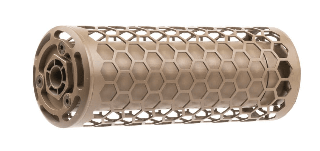 Sig Sauer SLX Suppressor SURG 5.56, Assembly w/ Heat Shield, Commercial - SLX-SURG556