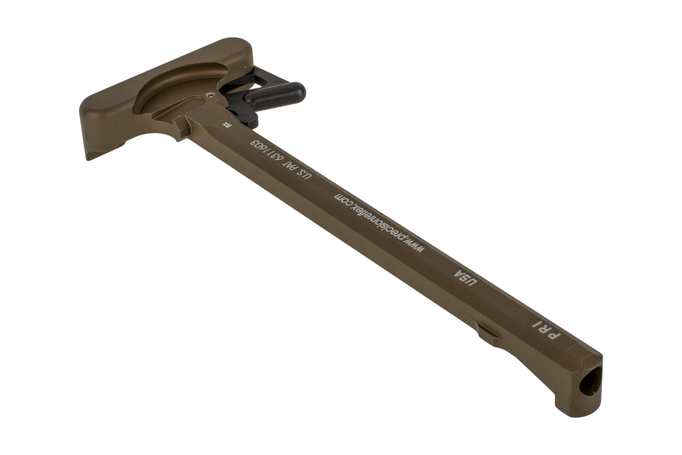 Precision Reflex Pri M84 Gas Buster Charging Handle With Military Big Latch - Fde - view 2