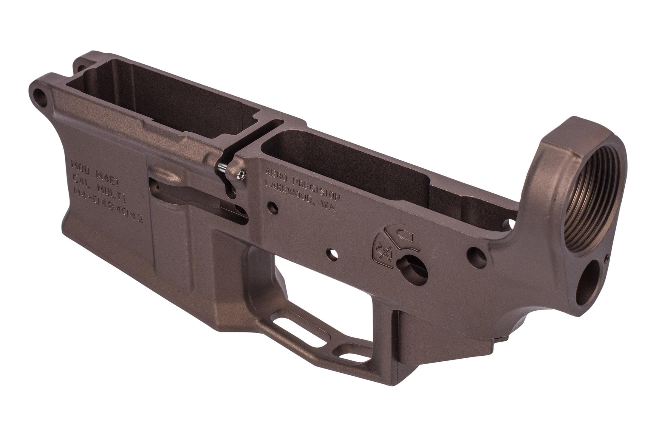 Aero Precision Aero Precision M4E1 Stripped Lower Receiver - Kodiak Brown Anodized - view 3