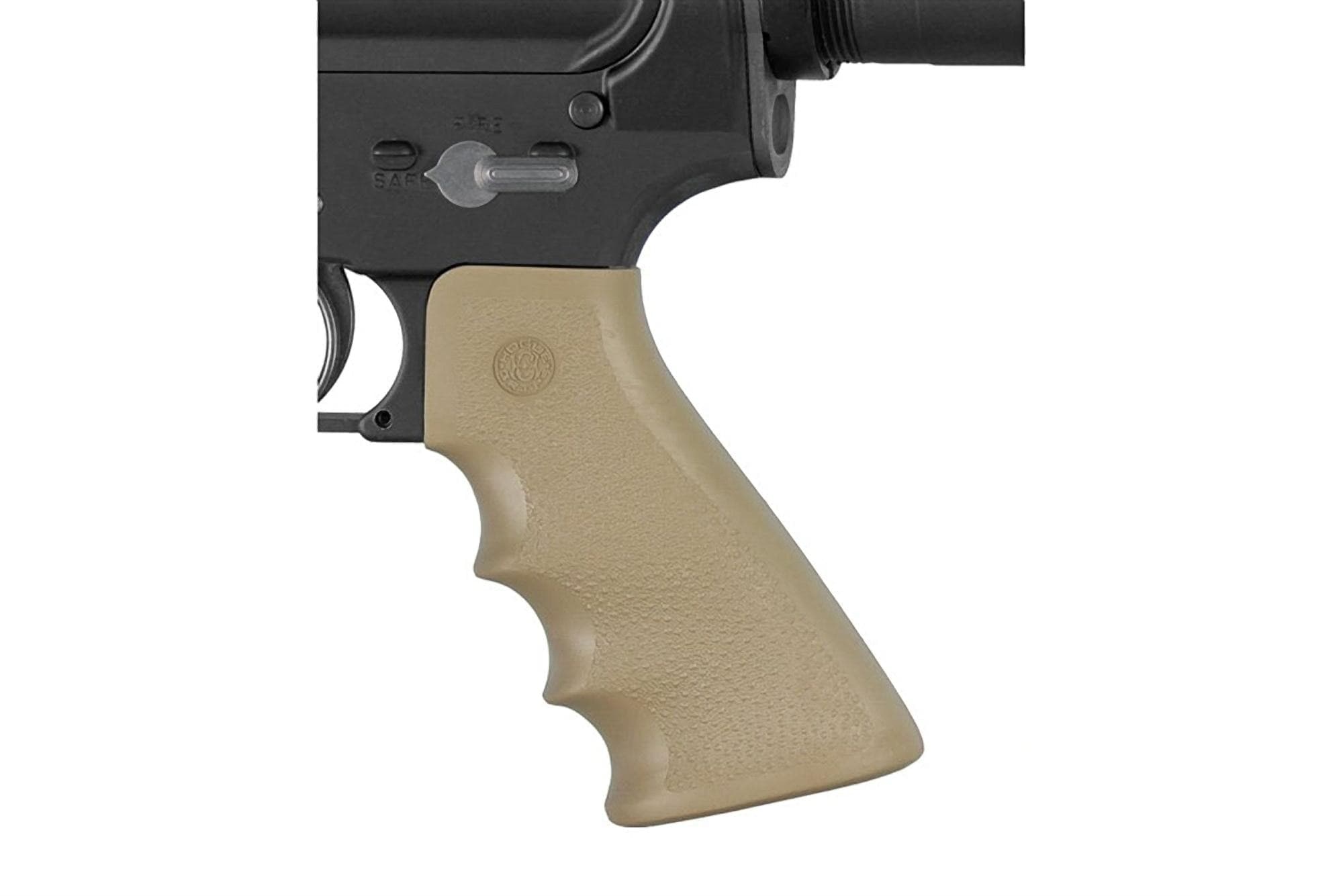 Hogue Hogue Ar-15 OverMolded Pistol Grip - Finger Grooves - Flat Dark Earth - view 5