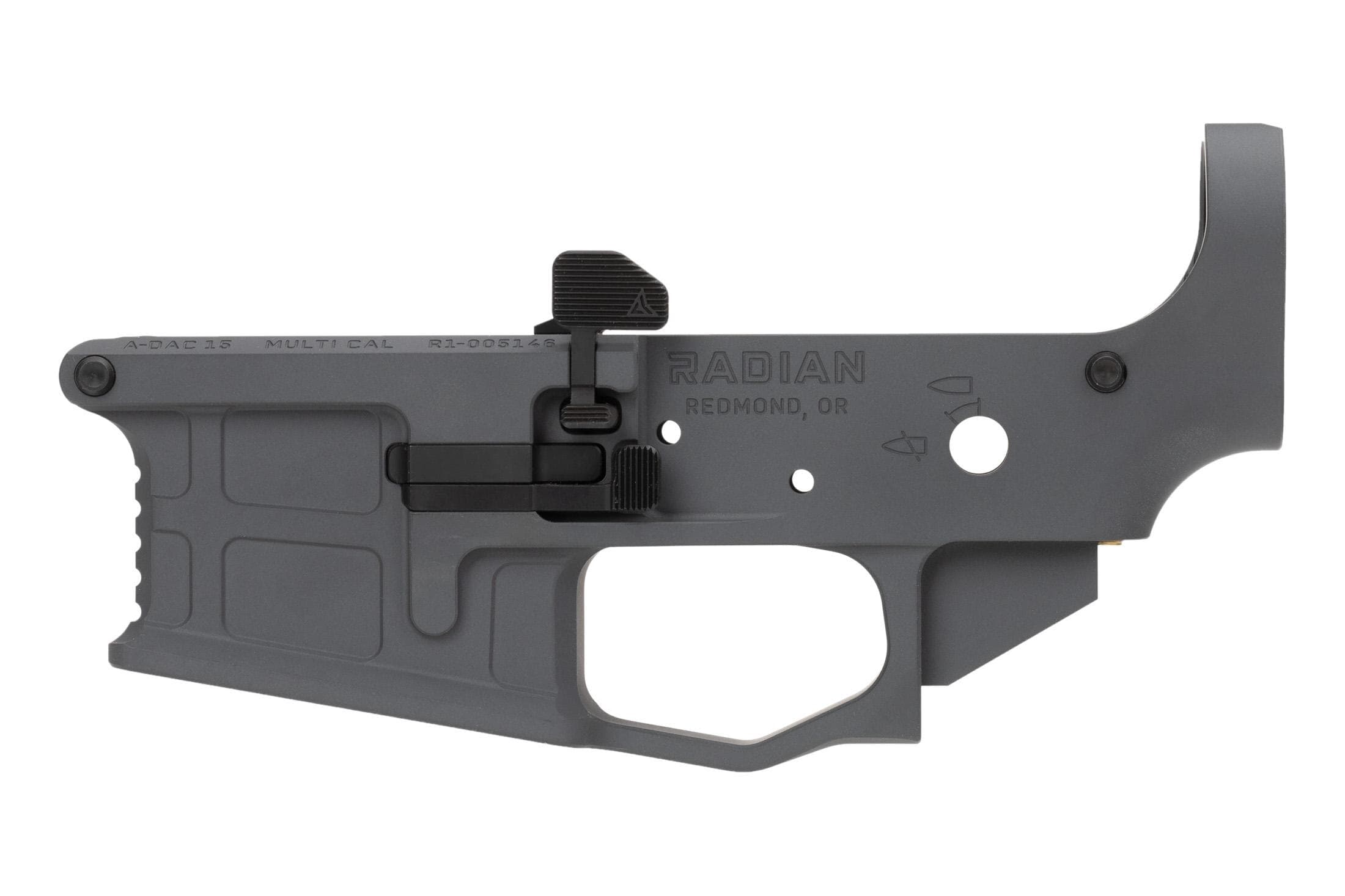 Radian Weapons Radian Weapons ADAC-15 Stripped Lower Receiver - Gray, .223 Remington/5.56x45mm, Premium Quality for Reliable and Accurate AR Builds - R0388 - view 3