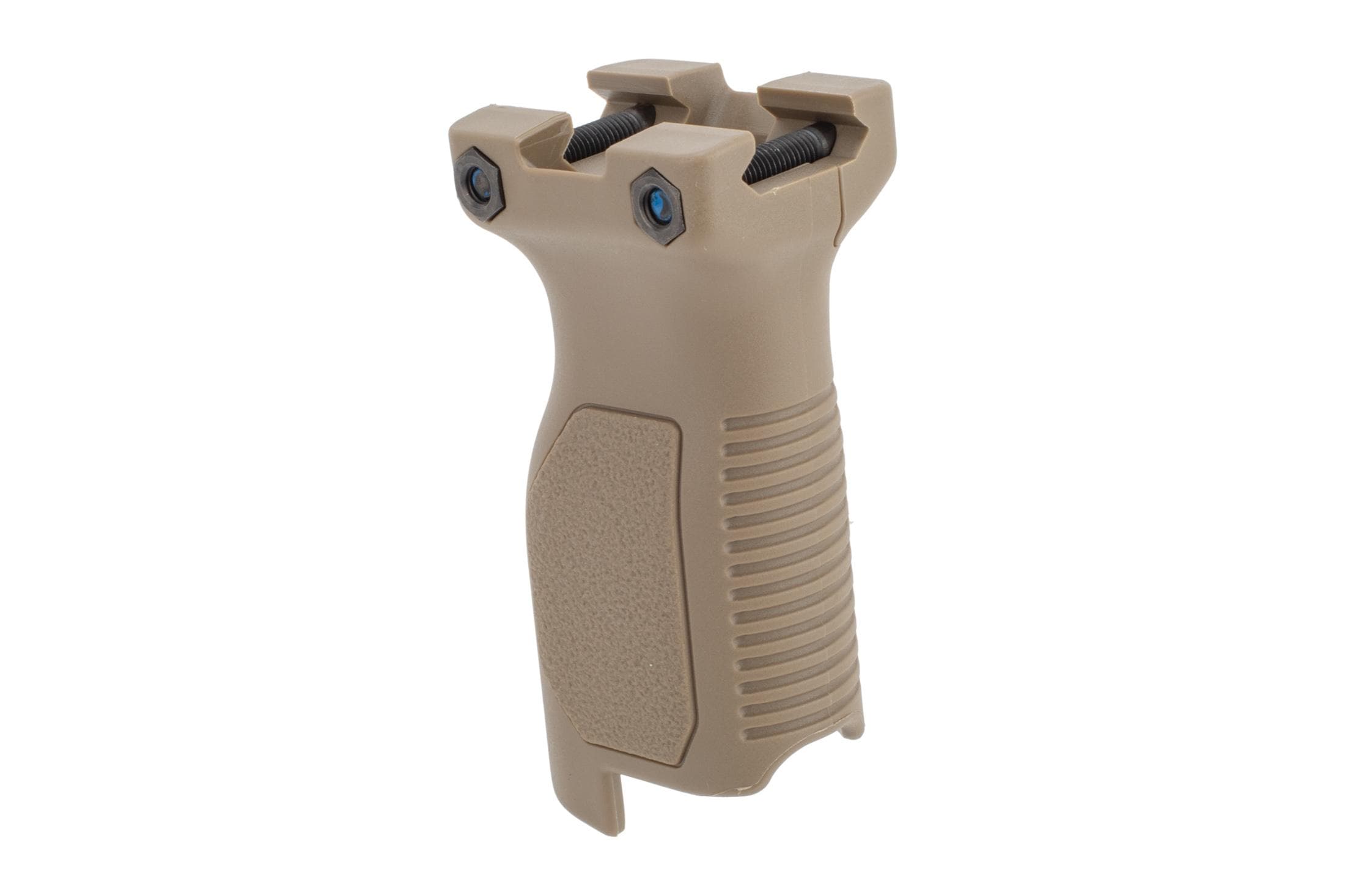 Strike Industries Strike Industries Angled Vertical Grip with Cable Management - Long - Picatinny - FDE - view 1