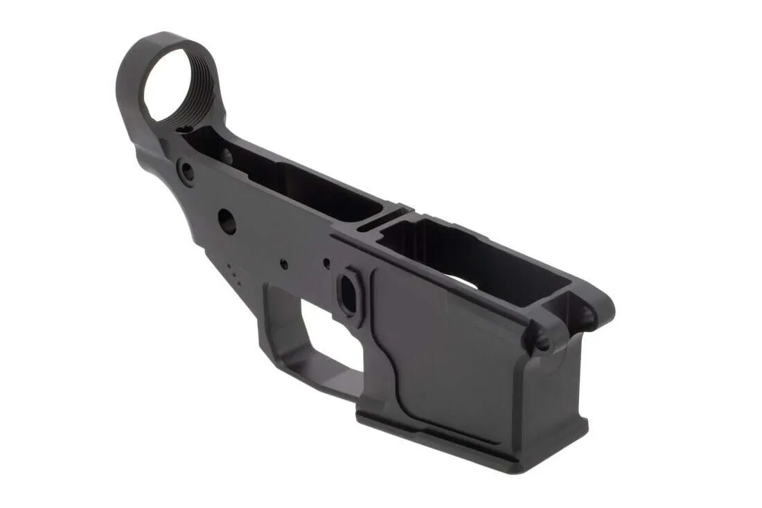 17 Design and Manufacturing 17 Design Billet Ar-15 Stripped Lower Receiver - Black - Lower Receiver for AR-15 - view 1