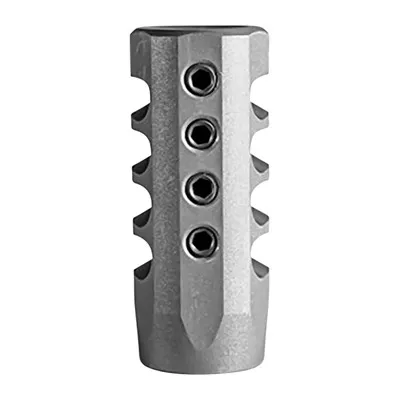 Christensen Arms 308 Caliber 4-Port Side Baffle Brake - Side-Baffle Brake 223 1/2-28 Stainless Steel - Muzzle Device for AR-15 - view 1