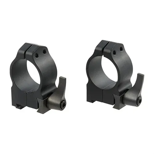 Warne 30mm High (1.125") QD 19mm Dovetail Rings, Black - Optic Mount - view 1