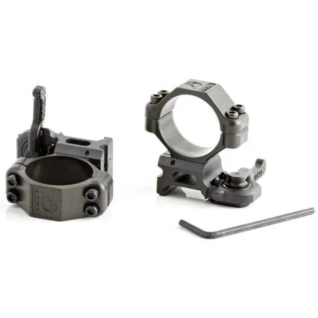 A.R.M.S., Inc. A.R.M.S. Inc. 30mm Tube High Height Ring Black 30mm High - Optic Mount, vista 1