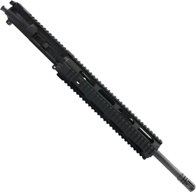 ABC RIFLE COMPANY AR-15 .223 Remington/5.56x45mm NATO 16in Barrel 12in Quad Rail Handguard Upper Receiver w/Charging Handle 1-8 Twist 1/2x28 A2 Style - Upper Receiver for AR-15, vista 1