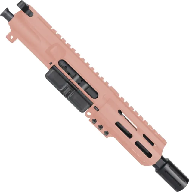 ABC RIFLE COMPANY AR-15 .223 Remington/5.56x45mm NATO Micro Pistol 5in Barrel M-LOK Handguard Upper Receiver w/BCG And Charging Handle Rose - Upper Receiver for AR-15 - view 1