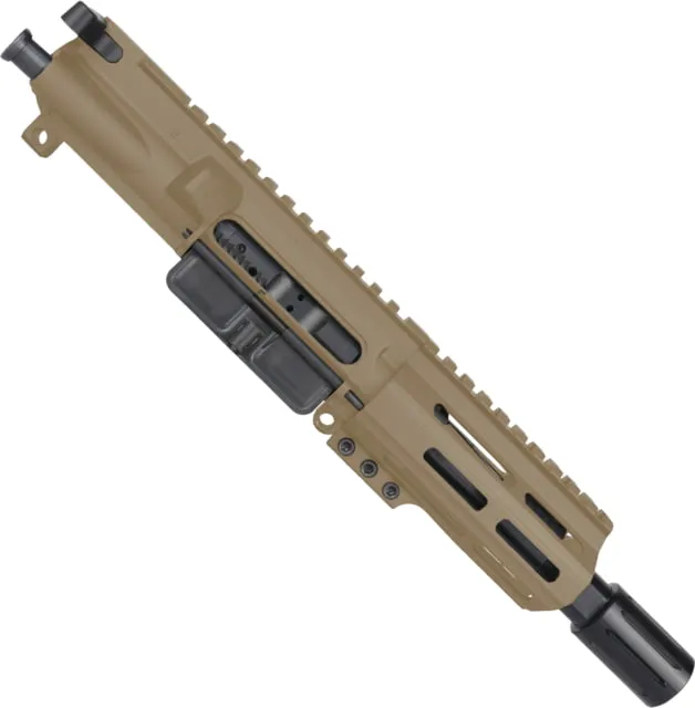 ABC RIFLE COMPANY AR-15 .300 AAC Blackout Micro Pistol 5in Barrel M-LOK Handguard Upper Receiver w/BCG And Charging Handle Flat Dark Earth - Upper Receiver for AR-15 - view 1