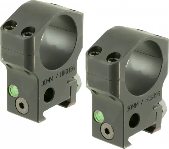 Accu-Tac 30mm Alloy Scope Ring, Type III (Mil-Spec), Flat Black - HSR-300 - Optic Mount - view 2