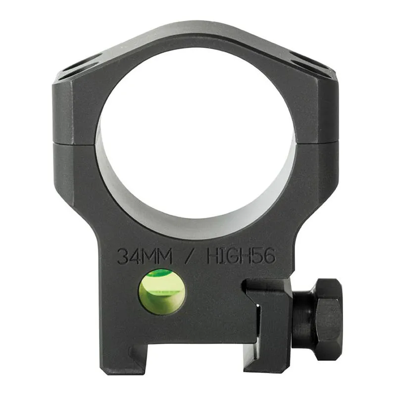 Accu-Tac 34mm 7075 Aluminum Alloy Scope Ring, Type III (Mil-Spec) Hard Anodized Flat Black - HSR-340 - Optic Mount - view 4