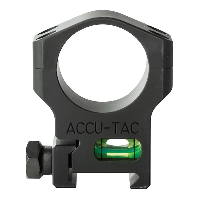 Accu-Tac 34mm 7075 Aluminum Alloy Scope Ring, Type III (Mil-Spec) Hard Anodized Flat Black - HSR-340 - Optic Mount - view 5