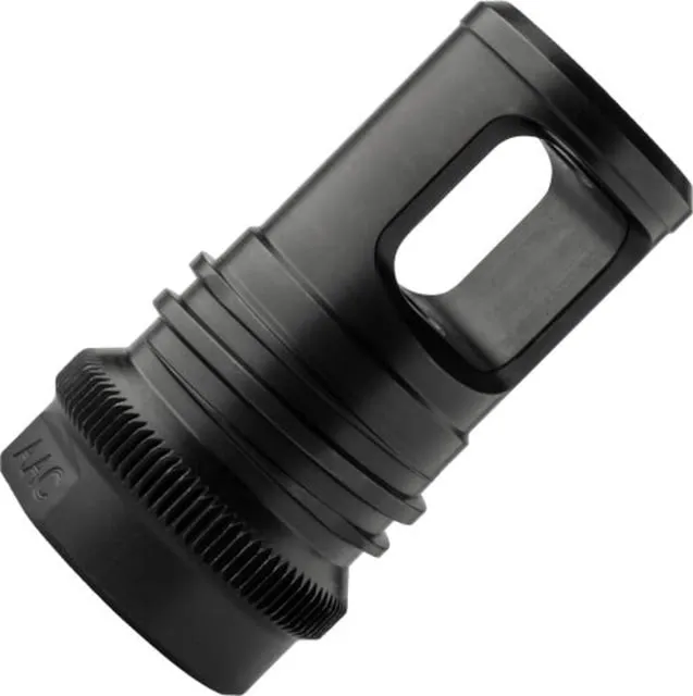 Advanced Armament Corporation TIQD 338LM 90T BlackOut Muzzle Brake Black - Muzzle Device for AR-15, vista 1
