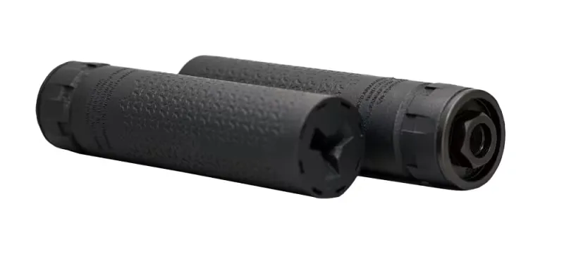 Advanced Armament Corporation Advanced Armament Ranger 5 RBP 6mm Haynes 282 1.375 HUB Direct Thread Rifle Suppressor, Black - 65018- BLK - Suppressor, vista 2
