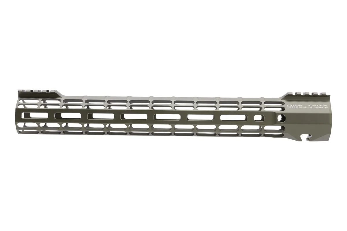 Aero Precision 15" M5 ATLAS S-ONE M-LOK Handguard - OD Green Anodized - APRA538172A - Handguard for AR-15 - view 2