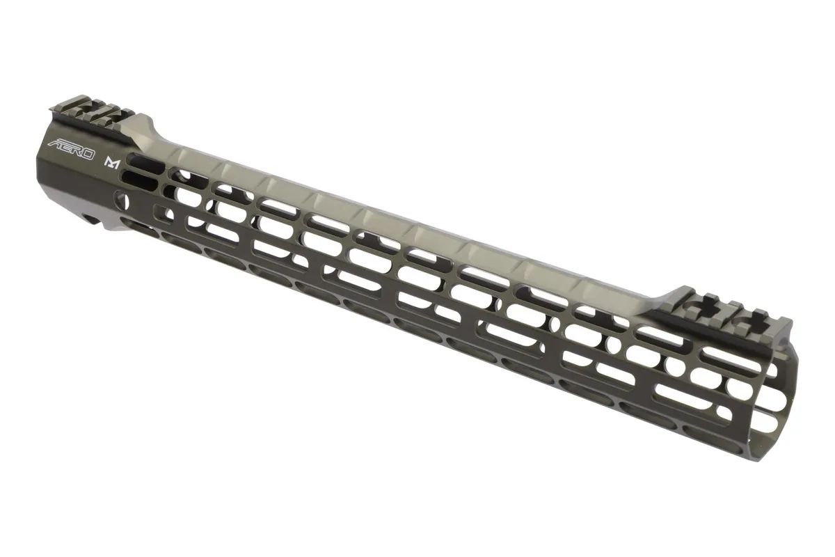 Aero Precision 15" M5 ATLAS S-ONE M-LOK Handguard - OD Green Anodized - APRA538172A - Handguard for AR-15 - view 1