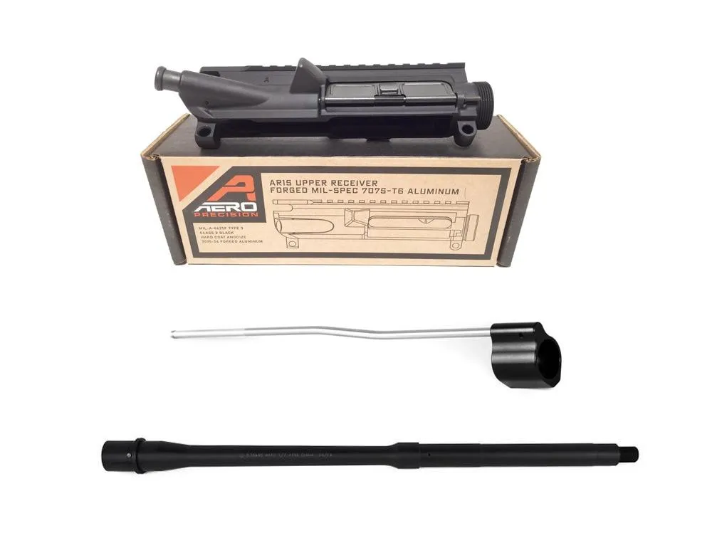 Aero Precision 16" Mid-Length Bare Bones Barreled Upper Combo Kit - Upper Receiver for AR-15 - view 1
