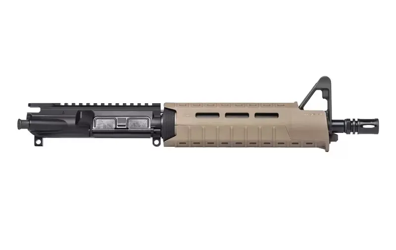 Aero Precision AR-15 10.5" 5.56 Carbine Complete Upper w/ Pinned FSB, MOE Carbine - FDE - Upper Receiver for AR-15, vista 2
