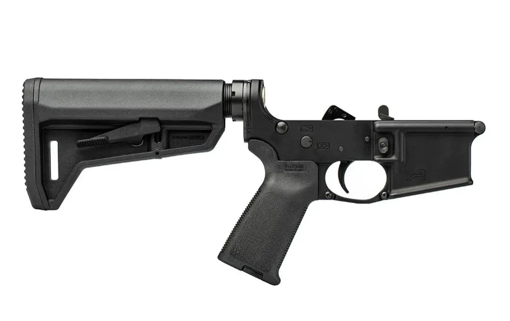 AERO PRECISION AR-15 COMPLETE LOWER RECEIVER W/ MOE GRIP & SL-K CARBINE STOCK - Lower Receiver for AR-15 - view 2