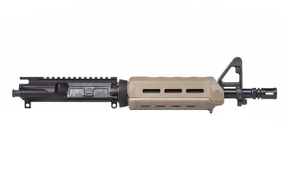 Aero Precision AR-15 Complete Upper, 10.5" 5.56 Carbine Barrel w/ Pinned FSB, MOE Carbine - FDE - Upper Receiver for AR-15, vista 1