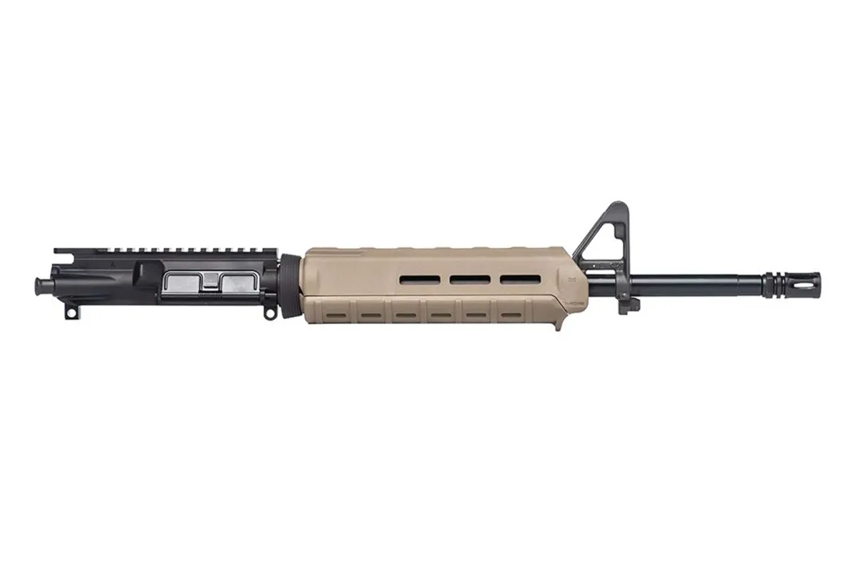 Aero Precision AR-15 Complete Upper, 16" 5.56 Mid-Length Barrel w/ Pinned FSB, MOE Mid-Length - FDE - Upper Receiver for AR-15 - view 2