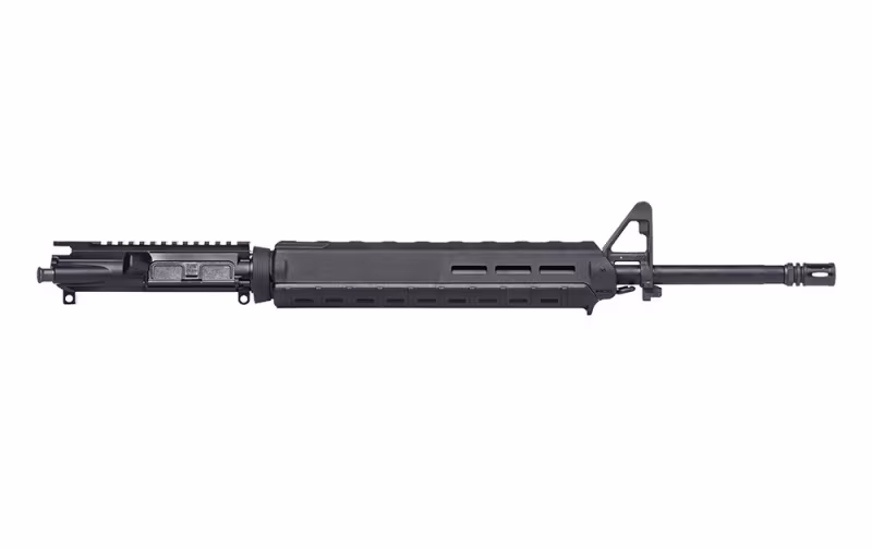 Aero Precision AR-15 Complete Upper Receiver 5.56 Rifle Length 20 inch Barrel w/Pinned FSB Magpul MOE Handguard A2 Flash Hider Anodized Black - Upper Receiver for AR-15, vista 1