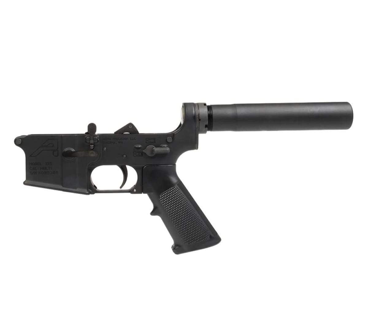 Aero Precision AR-15 Pistol Complete Lower Receiver w/ A2 Grip - Black - Lower Receiver for AR-15, vista 1