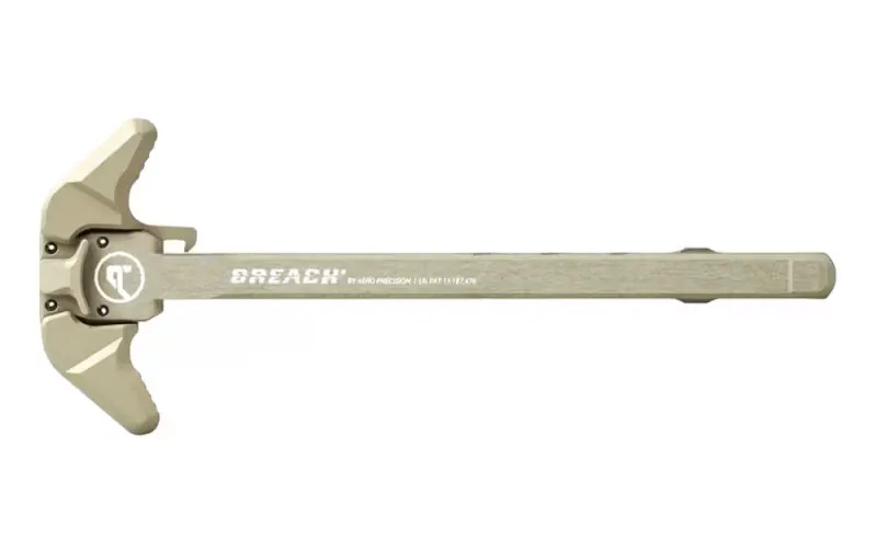 Aero Precision AR15 BREACH Ambi Charging Handle w/ Large Lever - Clear Anodized - APSL100487 - Charging Handle for AR-15 - view 2