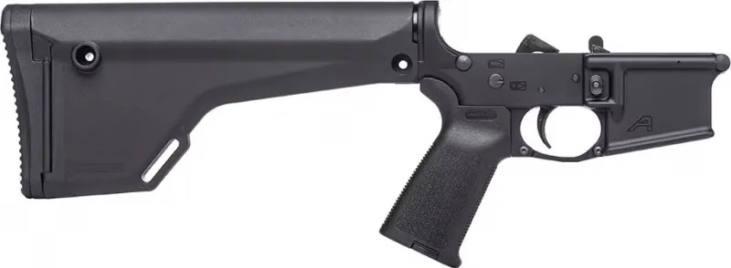 Aero Precision AR15 Complete Lower Receiver w/ MOE Grip & Fixed Rifle Stock - APAR501134 - Lower Receiver for AR-15 - view 2