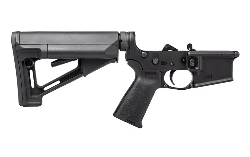 Aero Precision AR15 Complete Lower Receiver with Magpul MOE & STR - Anodized Black - APAR501112 - Lower Receiver for AR-15, vista 1