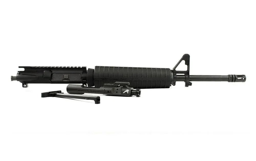 Aero Precision AR15 Complete Upper, 16 5.56 Mid-Length Barrel w/ Pinned FSB, M4 Handguard, Includes BCG & Charging Handle - Upper Receiver for AR-15, vista 3
