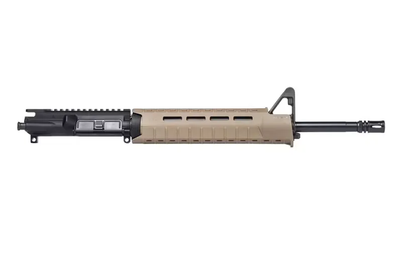 Aero Precision AR15 Complete Upper, 16\" 5.56 Mid-Length Barrel with Pinned FSB, MOE SL Mid-Length - FDE - APAR502506M65 - Upper Receiver for AR-15, vista 2