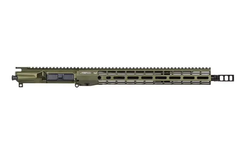 Aero Precision AR15 Complete Upper with 16\" 5.56 Mid-Length Heavy QPQ Barrel & 15\" ATLAS R-ONE M-LOK Handguard - OD Green Anodized - BLEM - APSL100479B - Upper Receiver for AR-15 - view 2
