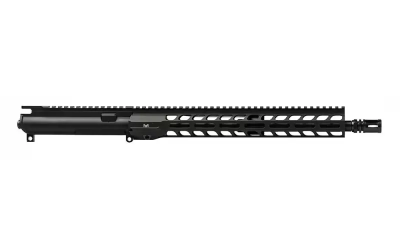 Aero Precision AR15 Left Handed 14.5\" 5.56 Carbine-Length M4 QPQ Complete Upper with 13.5\" Slimline Handguard - Anodized - APSL100711 - Upper Receiver for AR-15 - view 2