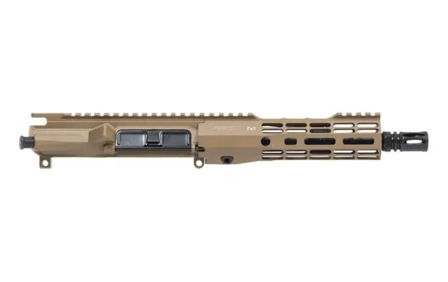 Aero Precision Complete Upper Receiver M4E1-T 8in .300 Blackout BRL 7in M-LOK ATLAS S-ONE HG Cerakote Flat Dark Earth - Upper Receiver for AR-15 - view 1