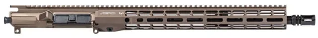 Aero Precision Complete Upper Receiver M4E1-T RM-15 5.56x45mm NATO 16in Government Mid Length 1 in 7 1/2 x 28 15in A2 Flash Hider Anodized Kodiak - Upper Receiver for AR-15, vista 1