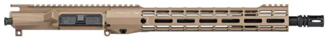 Aero Precision Complete Upper Receiver M4E1-T SM12.7 5.56x45mm NATO 13.9in Government Mid Length 1 in 7 1/2 x 28 12.7in A2 Flash Hider Cerakote FDE - Upper Receiver for AR-15 - view 1