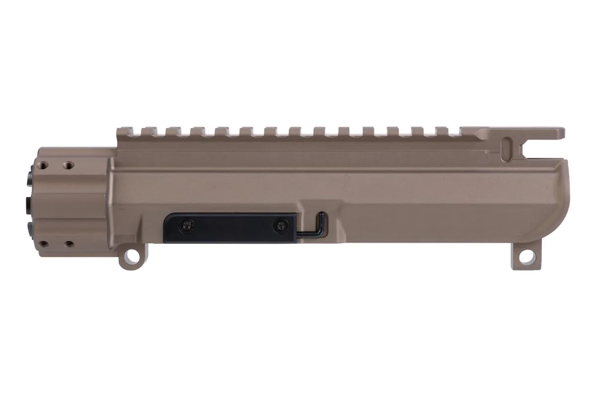 Aero Precision EPC-9 - 9/40 Enhanced Stripped Upper Receiver w/ LRBHO Kodiak Brown - Upper Receiver for AR-15, vista 2