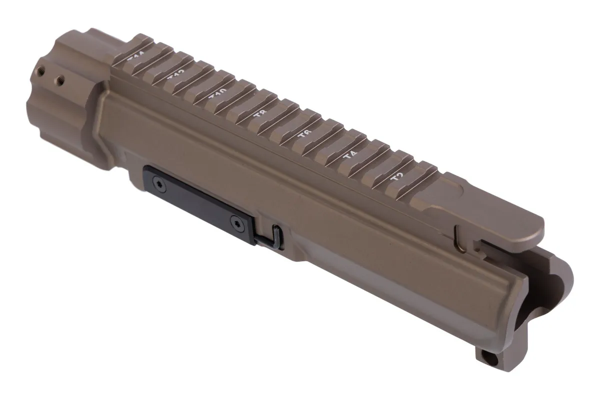 Aero Precision EPC-9 - 9/40 Enhanced Stripped Upper Receiver w/ LRBHO Kodiak Brown - Upper Receiver for AR-15, vista 3