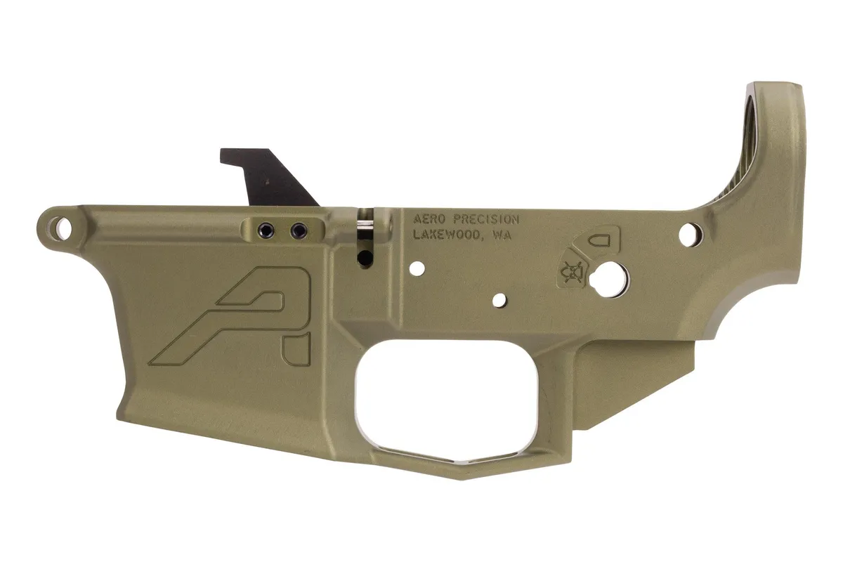 Aero Precision EPC-9 9mm/40 S&W AR-15 Lower Receiver - ODG Anodized - Lower Receiver for AR-15, vista 3
