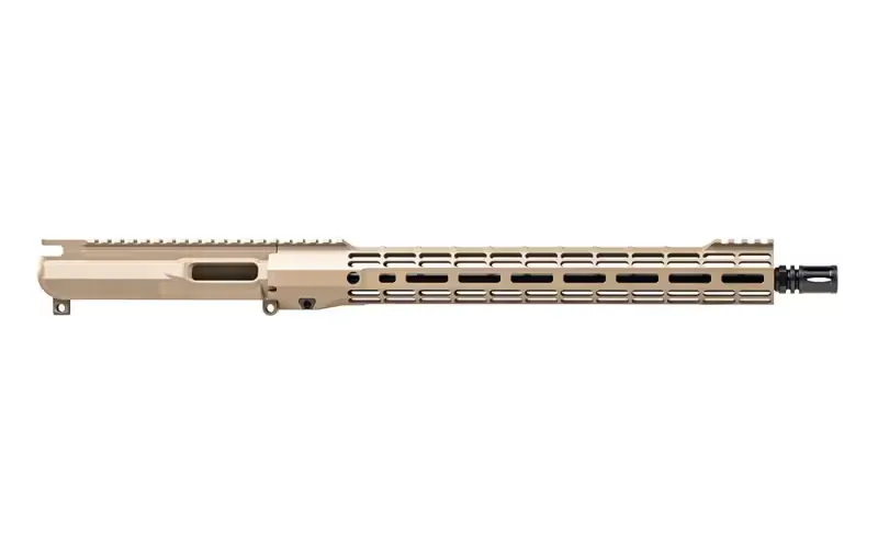 Aero Precision EPC-9 Threaded 16\" 9mm Complete Upper Receiver with 15\" ATLAS S-ONE Handguard - Cerakote FDE - APAR620115M87 - Upper Receiver for AR-15 - view 2