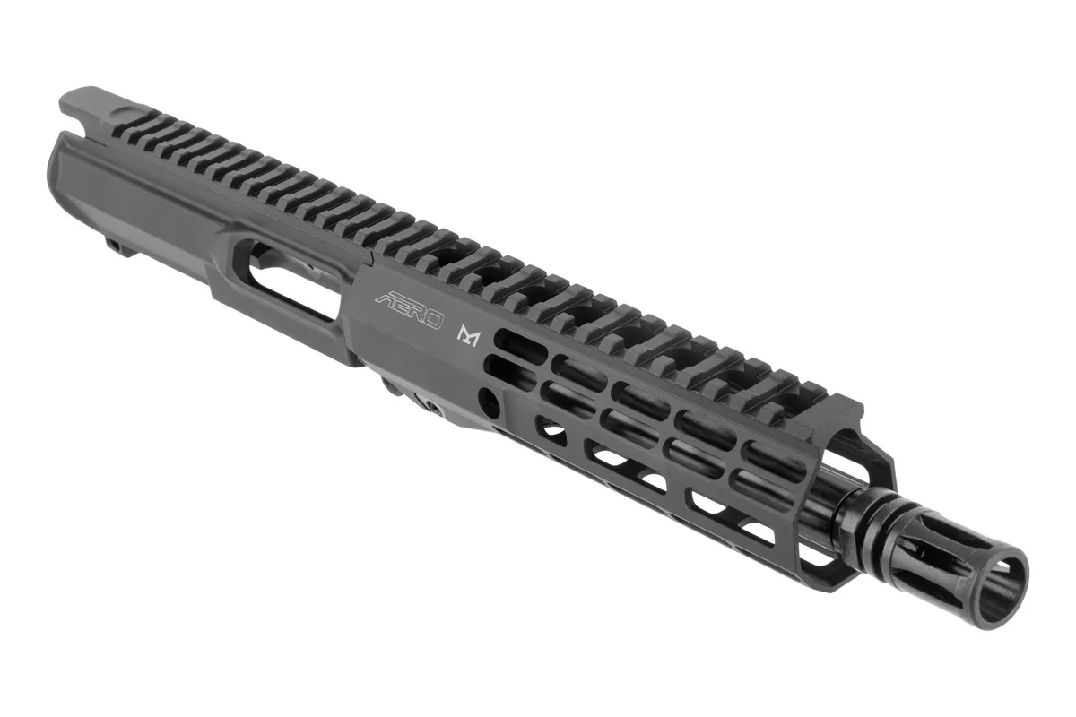 Aero Precision EPC-9 Threaded 8.3" 9mm Complete Upper Receiver - ATLAS R-ONE 7.3" Handguard - Upper Receiver for AR-15, vista 2