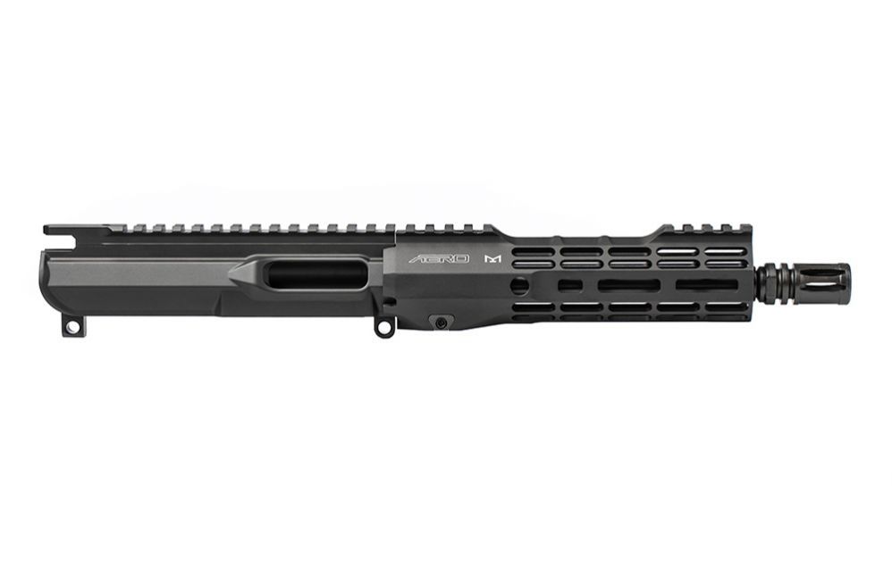 Aero Precision EPC-9 Threaded 8.3" 9mm Complete Upper Receiver w/ ATLAS S-ONE 7.3" Handguard - Anodized Black - Upper Receiver for AR-15, vista 1