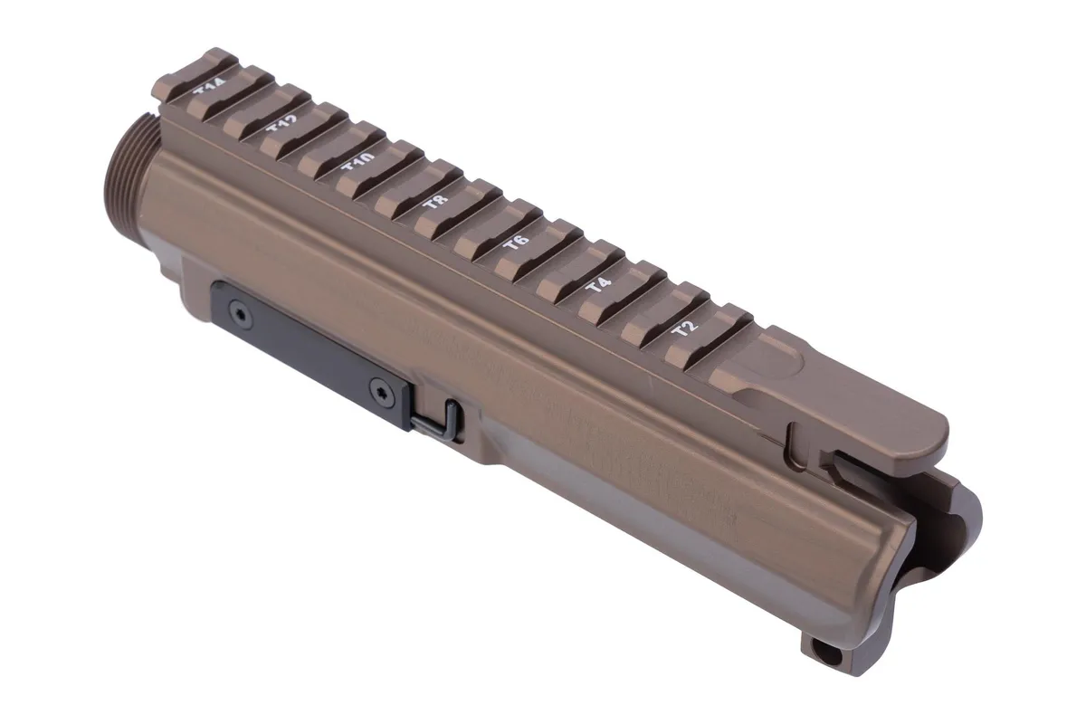 Aero Precision EPC-9 - Threaded Upper Receiver with LRBHO - Kodiak Brown Anodized - Upper Receiver for AR-15, vista 3