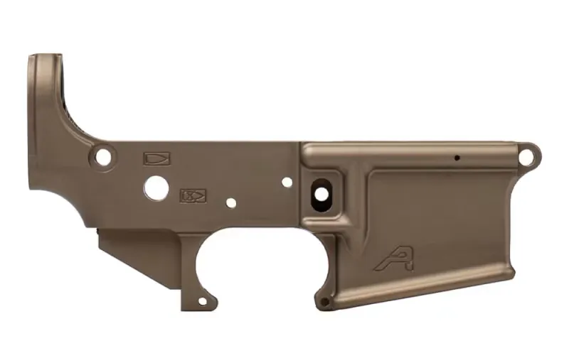 Aero Precision Gen 2 AR-15 Stripped Lower Receiver Anodized Kodiak Brown Trigger Guard - Lower Receiver for AR-15 - view 2