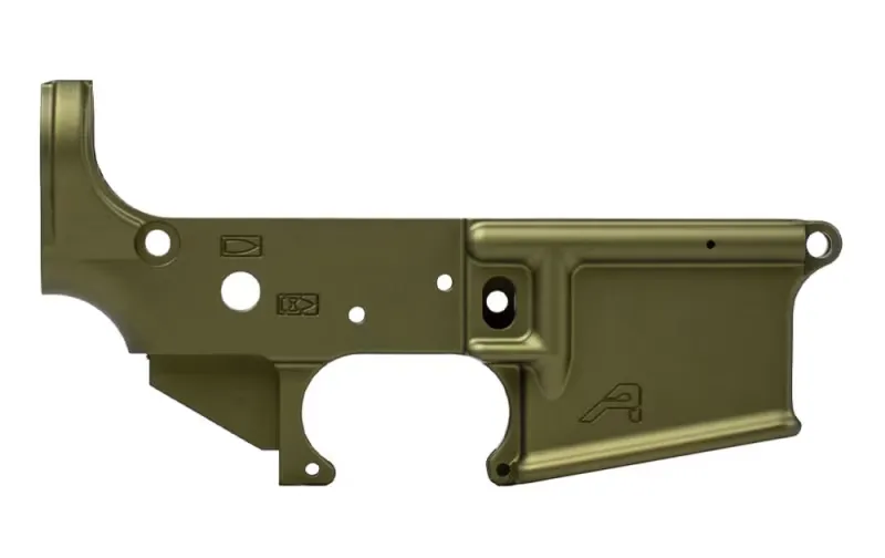 Aero Precision Gen 2 AR-15 Stripped Lower Receiver Anodized OD Green - Lower Receiver for AR-15, vista 2