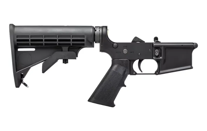 Aero Precision M4A1 Clone AR-15 Complete Lower Receiver Anodized Black A2 Grip - Lower Receiver for AR-15, vista 1