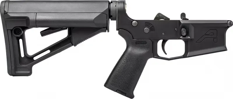 Aero Precision M4E1 AR-15 Complete Lower Receiver Anodized Black with Magpul MOA Stock and Grip - Lower Receiver for AR-15, vista 2