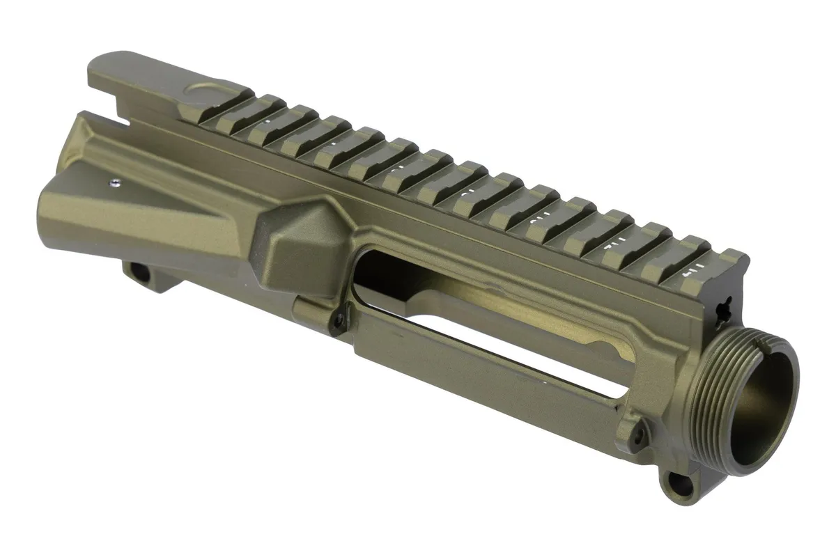 Aero Precision M4E1 AR-15 Threaded Stripped Upper Receiver Anodized OD Green - Upper Receiver for AR-15 - view 1